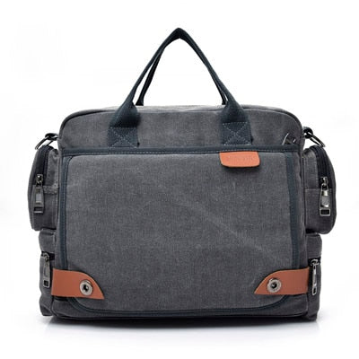 Grand Sac Bandoulière Homme Gris  