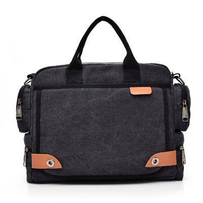 Grand Sac Bandoulière Homme Noir  