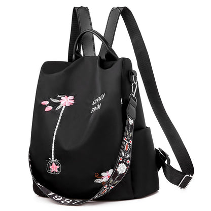 Sac à Dos Convertible Bandoulière Femme étoile noires  