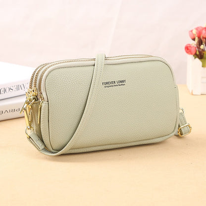 Sac Bandoulière Rectangulaire Femme Vert  