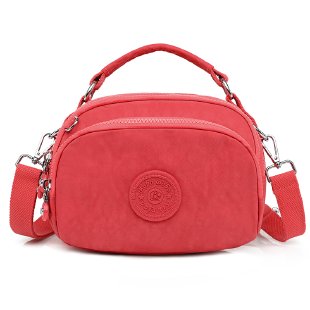 Le Sac à Bandoulière en Nylon Rose  