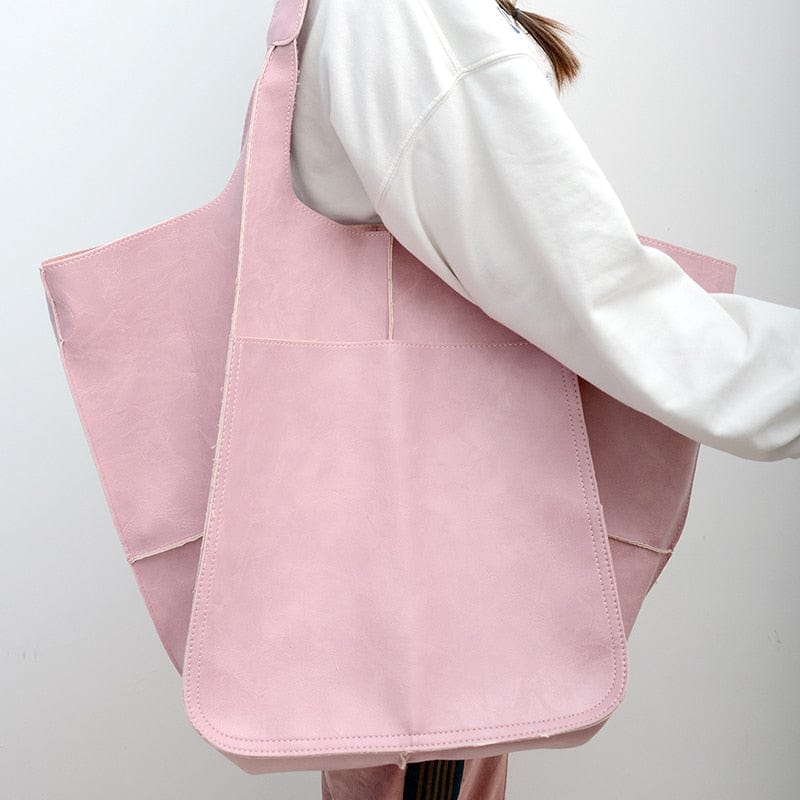 Le Sac Cabas à Bandoulière Rose  