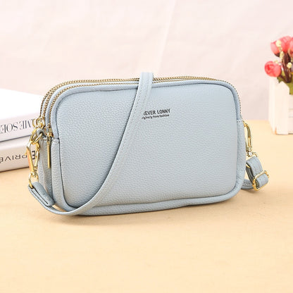 Sac Bandoulière Rectangulaire Femme Bleu ciel  