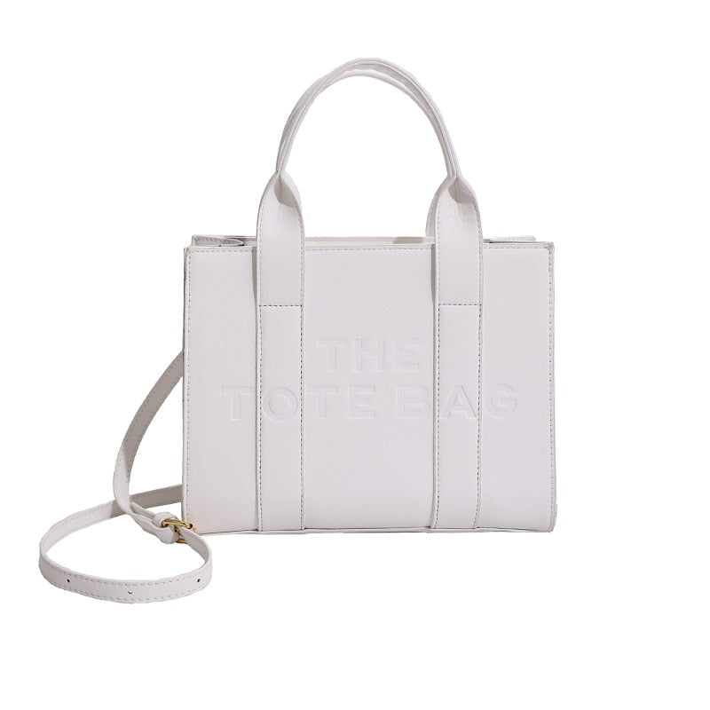 Sac Baguette Tendance Blanc 26x8x21cm 