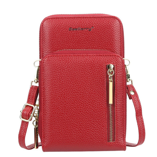 Pochette Bandoulière Femme pas Cher Rouge  