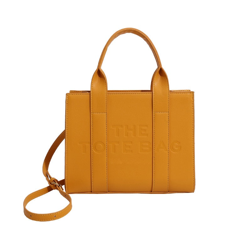 Sac Baguette Tendance Jaune 26x8x21cm 