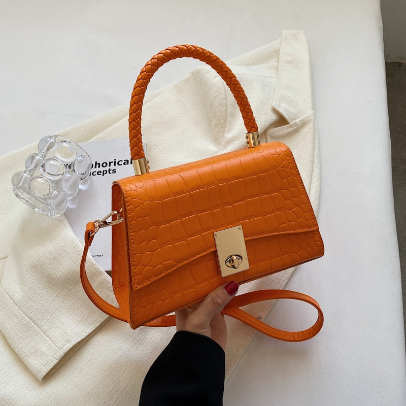 Sac Bandoulière Porté Travers Femme Orange  