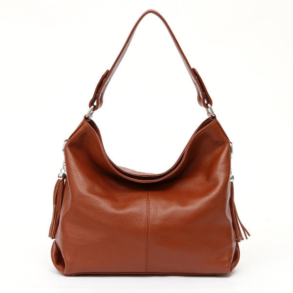 Grand Sac Besace Bandoulière Femme Marron  