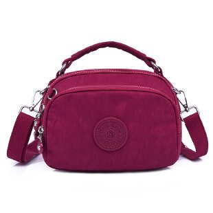 Le Sac à Bandoulière en Nylon Violet  