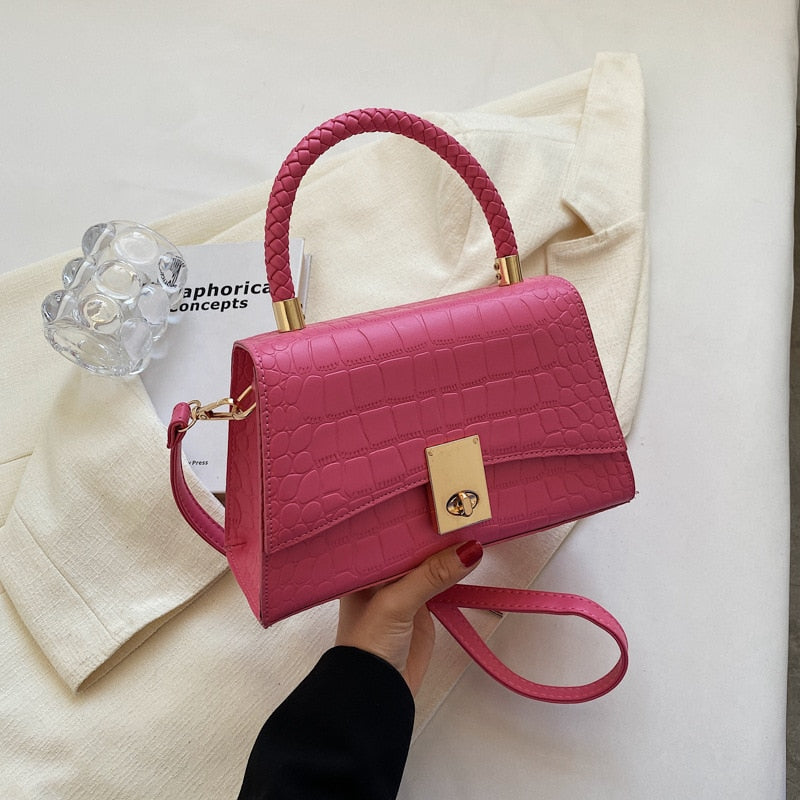 Sac Bandoulière Porté Travers Femme Rose  