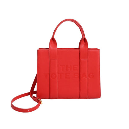 Sac Baguette Tendance Rouge 26x8x21cm 