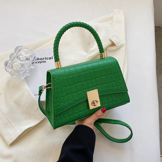 Sac Bandoulière Porté Travers Femme Vert  